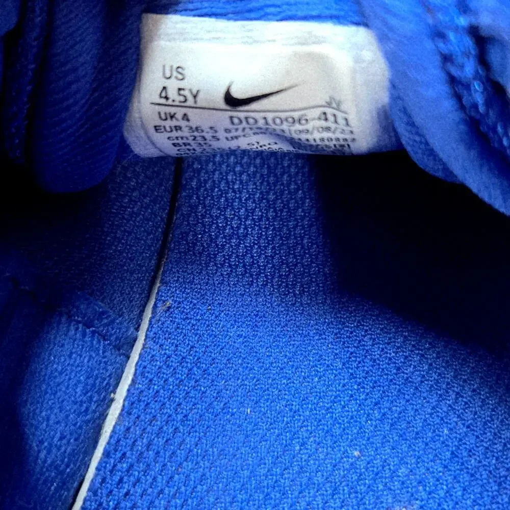 Nike 4.5 Y Revolution 6 Blue Boy's Girl's Tennis Shoes Sneakers Youth 4 1/2